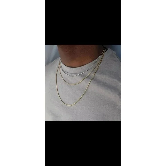 Pendant Chain 14K Gold Plated 18 Inch